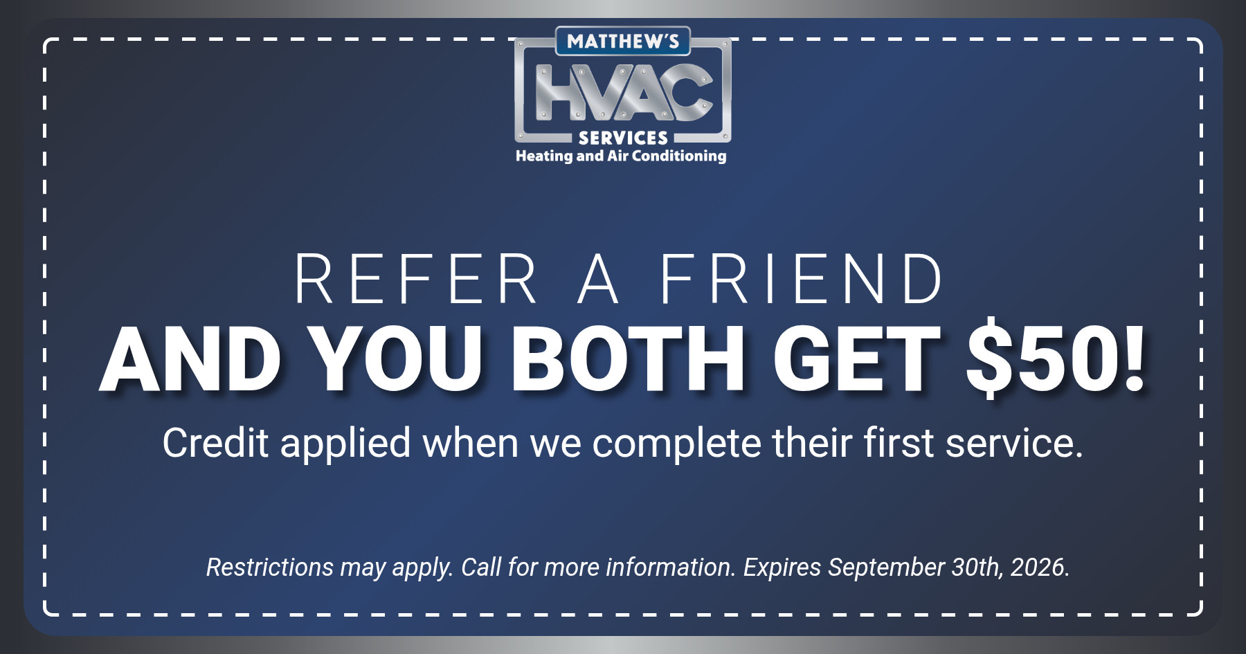 Refer A Friend!